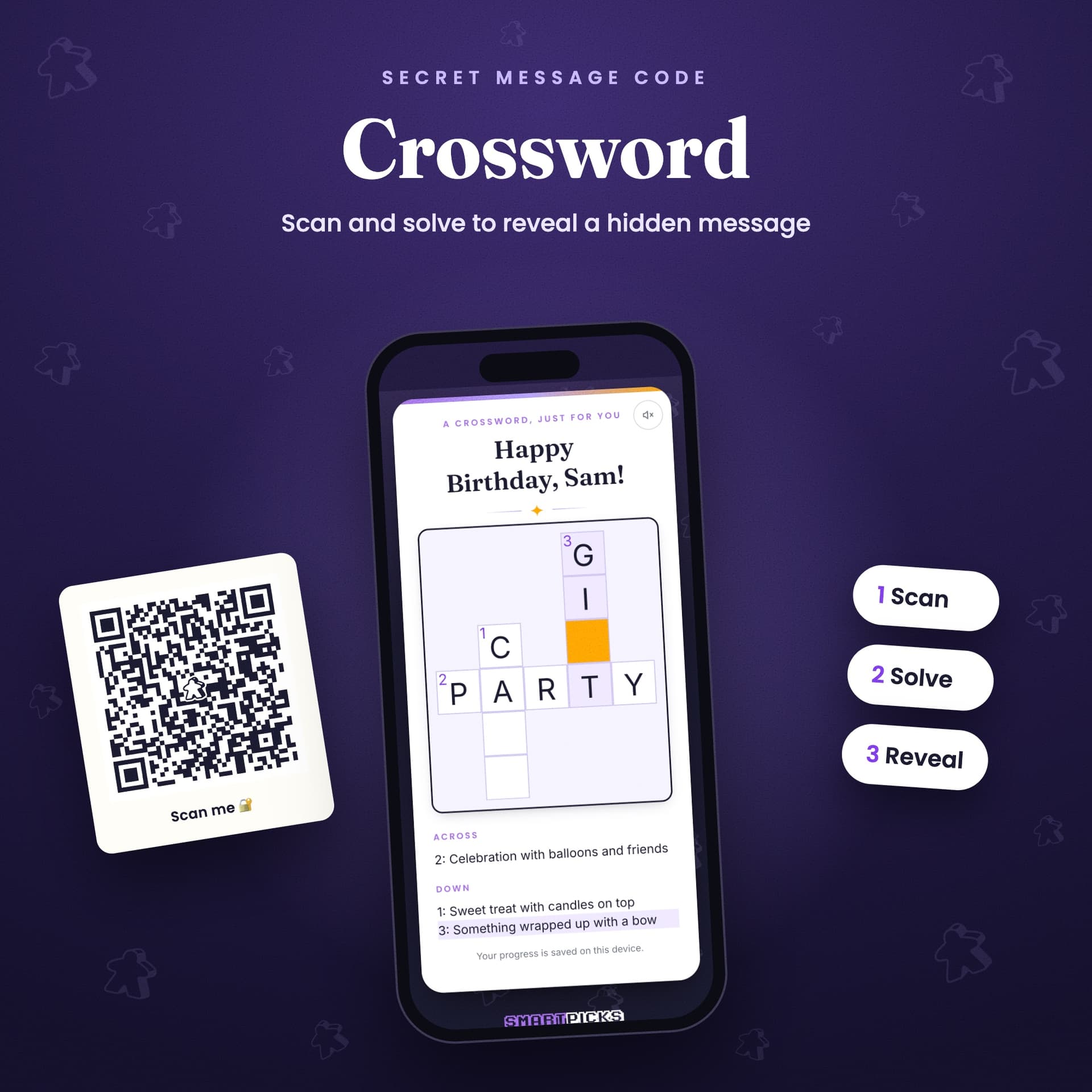 Crossword – Secret Message Code
