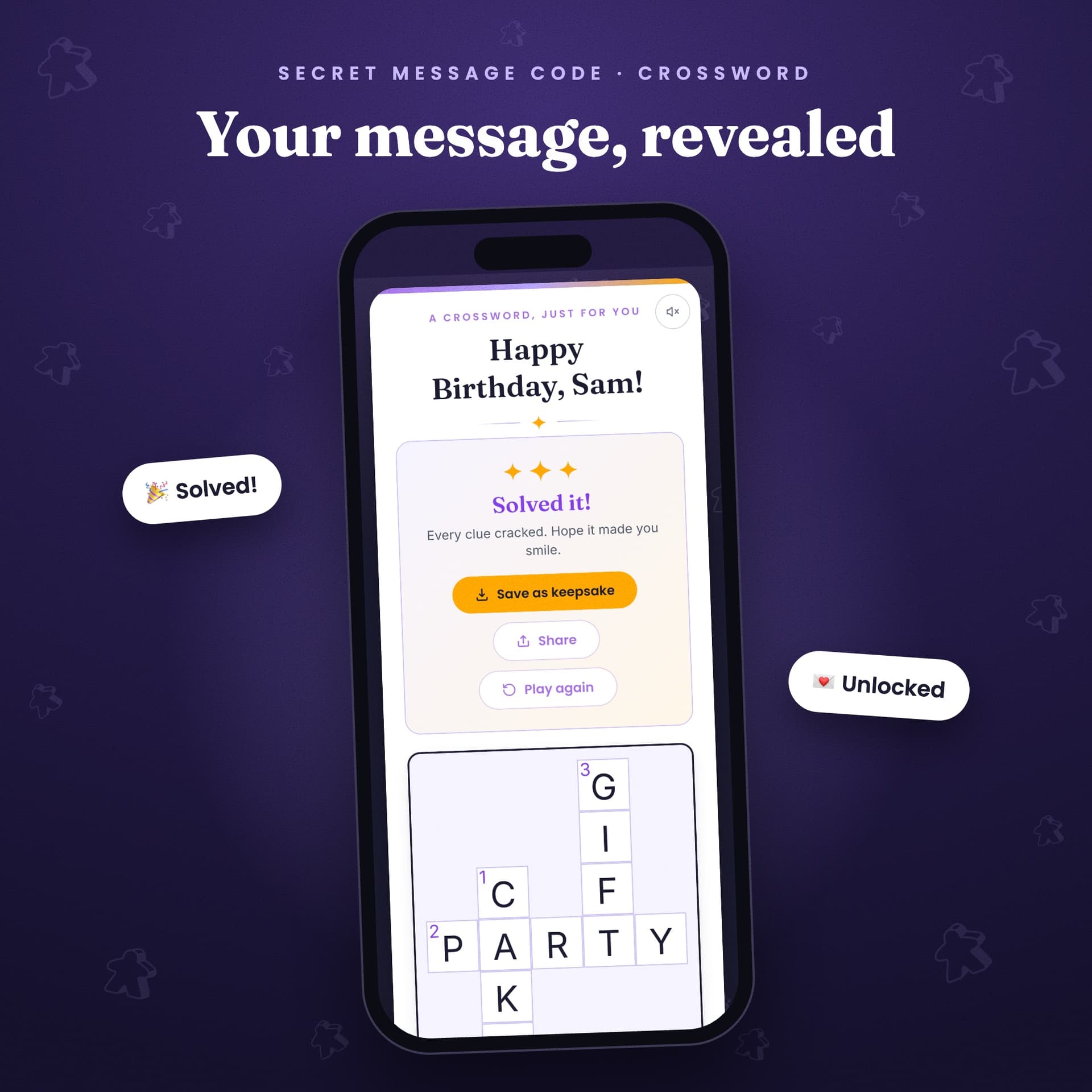 Crossword – Secret Message Code - Image 3