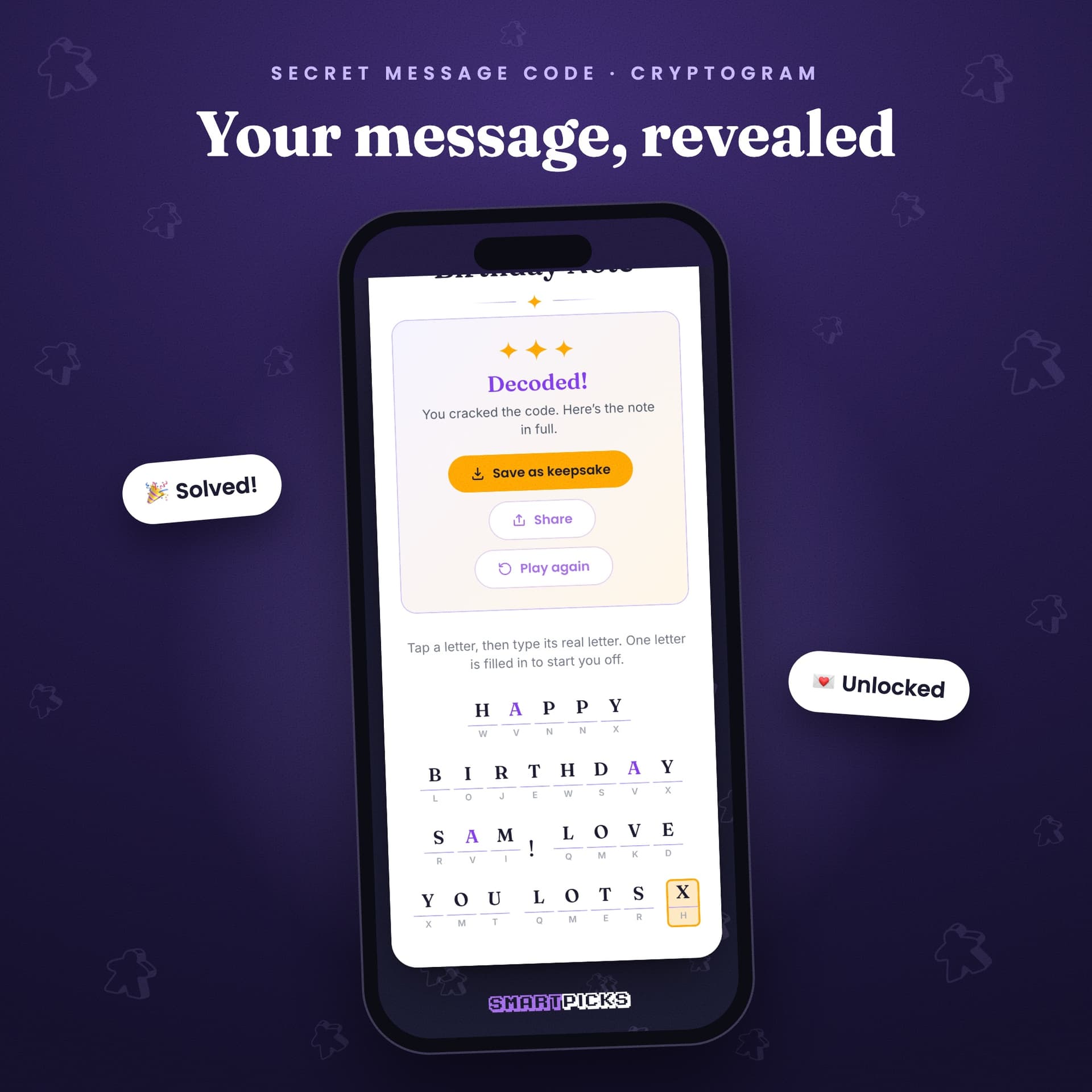 Cryptogram – Secret Message Code - Image 3