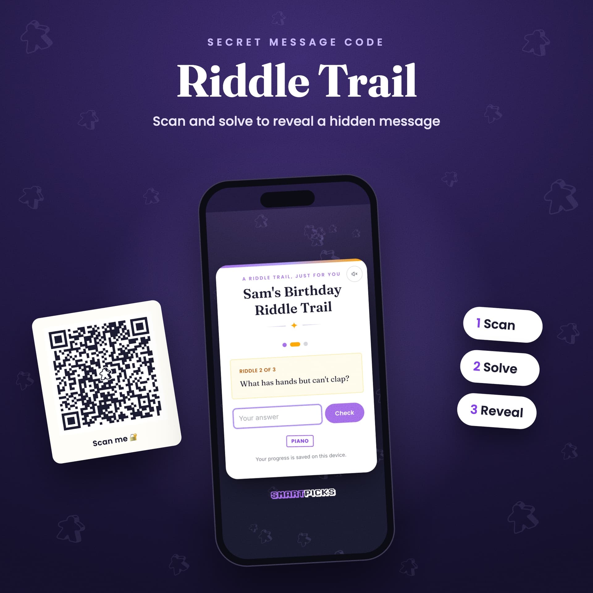 Riddle Trail – Secret Message Code