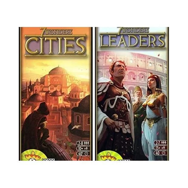 7 Wonders Cities + 7 Wonders Leaders Expansion Bundle
