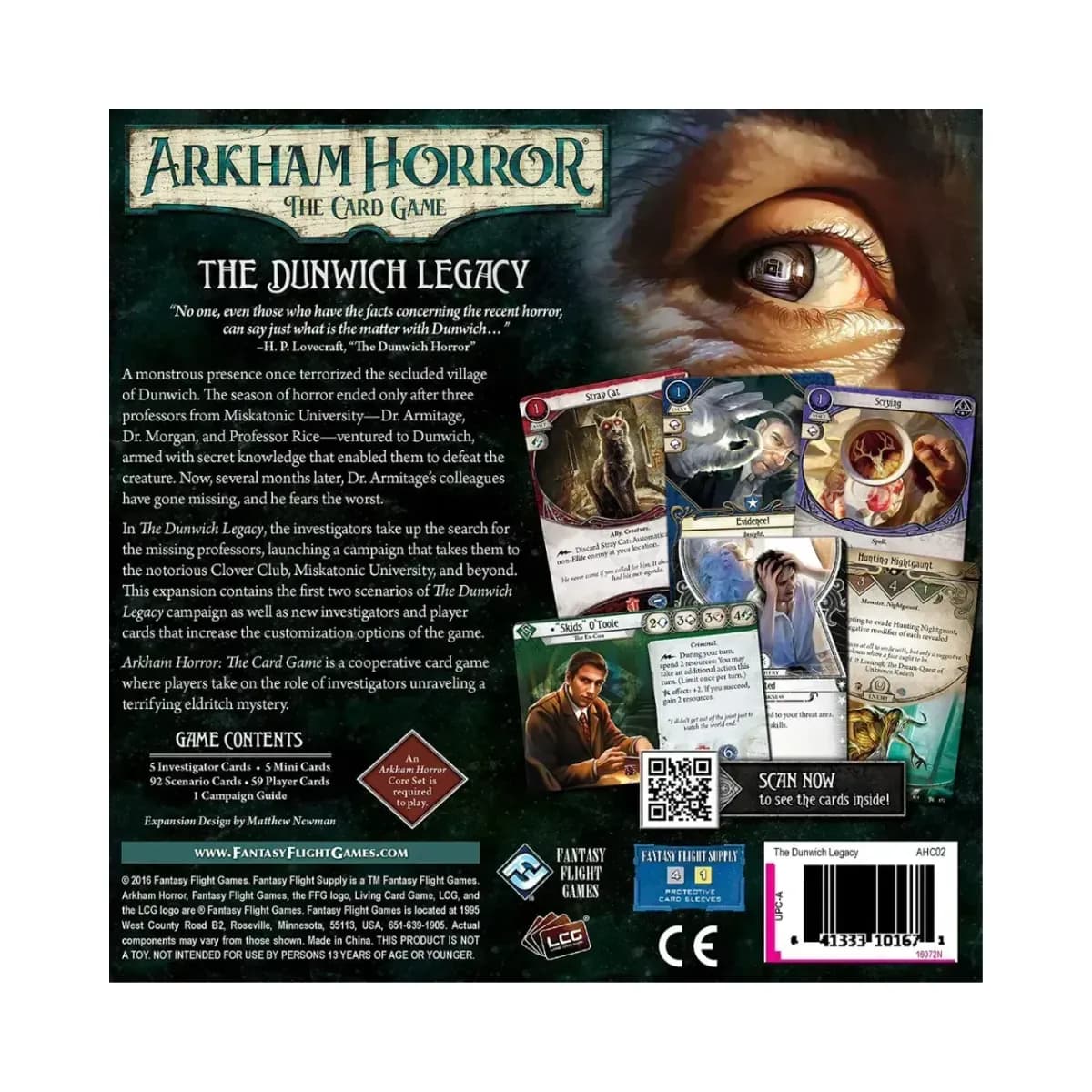 Arkham Horror: The Card Game – The Dunwich Legacy: Expansion - Image 3