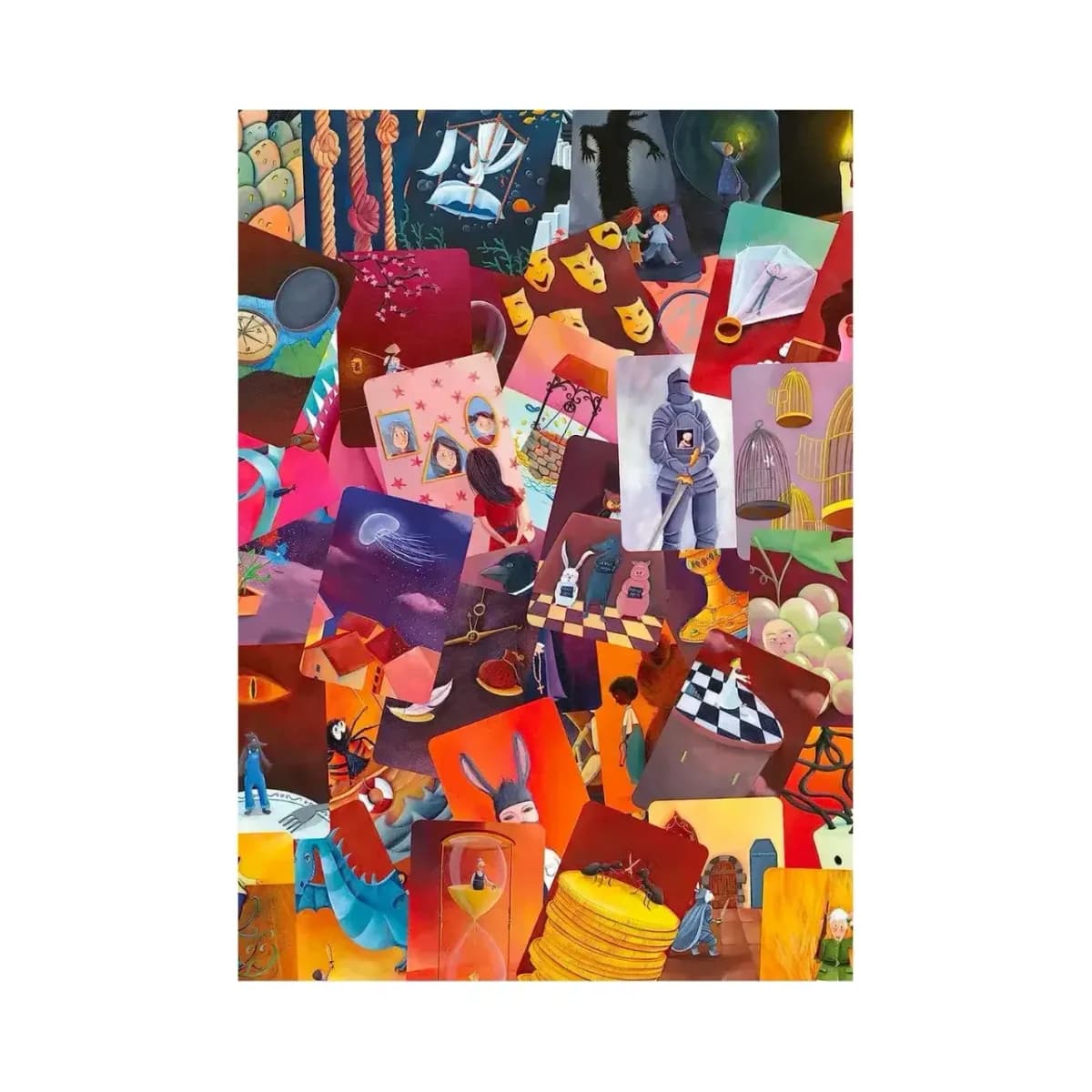 Dixit Red Mishmash 1000 Piece Jigsaw Puzzle - Image 3