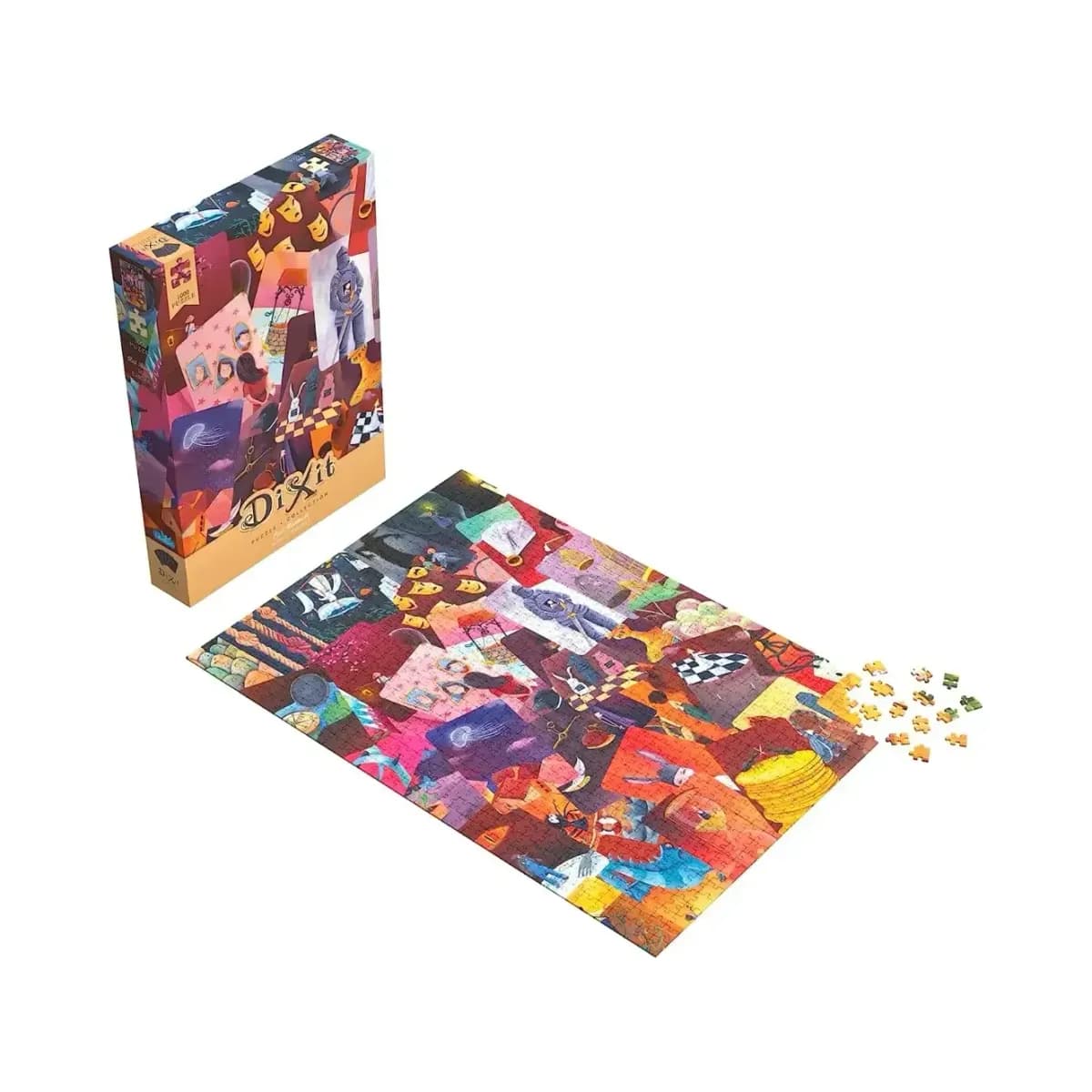 Dixit Red Mishmash 1000 Piece Jigsaw Puzzle - Image 4