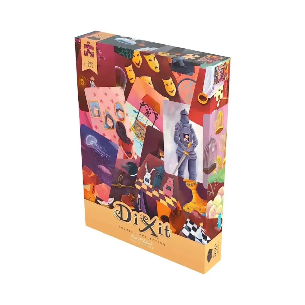 Dixit Red Mishmash 1000 Piece Jigsaw Puzzle - Image 6