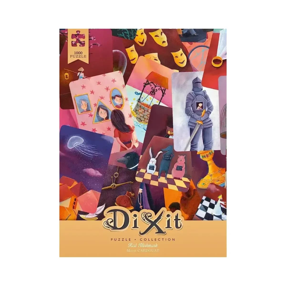 Dixit Red Mishmash 1000 Piece Jigsaw Puzzle - Image 7