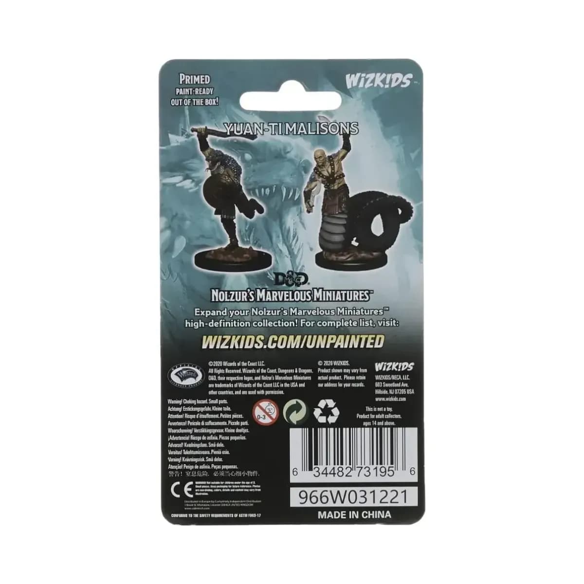 Dungeons & Dragons Nolzurs Miniaturess of Yuan-Ti Malisons W4 - Image 2