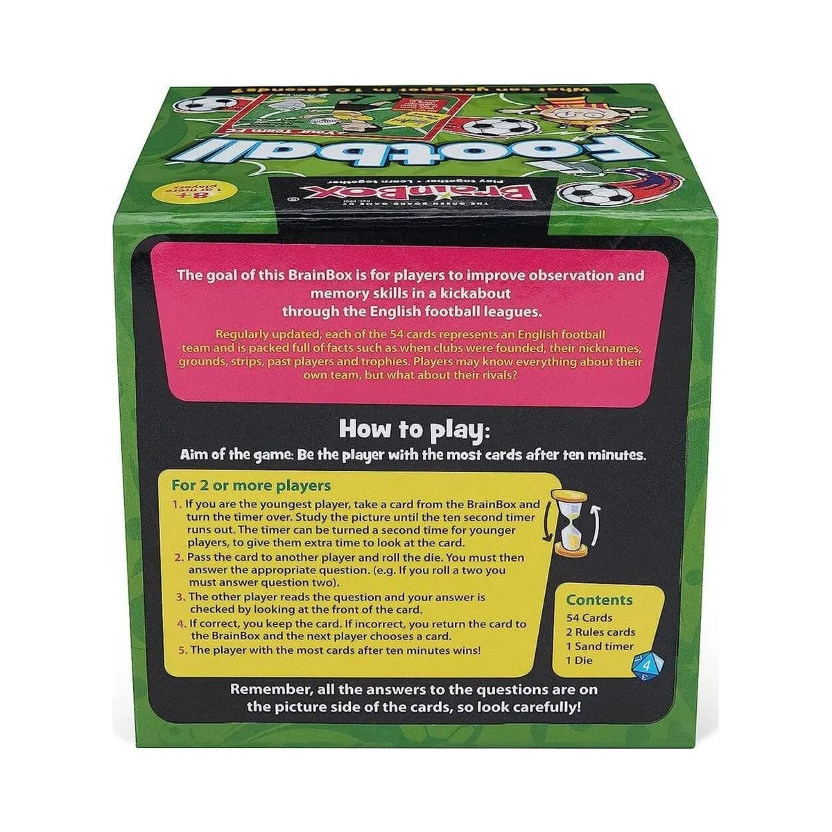 Green Board Games BrainBox Football - Image 2