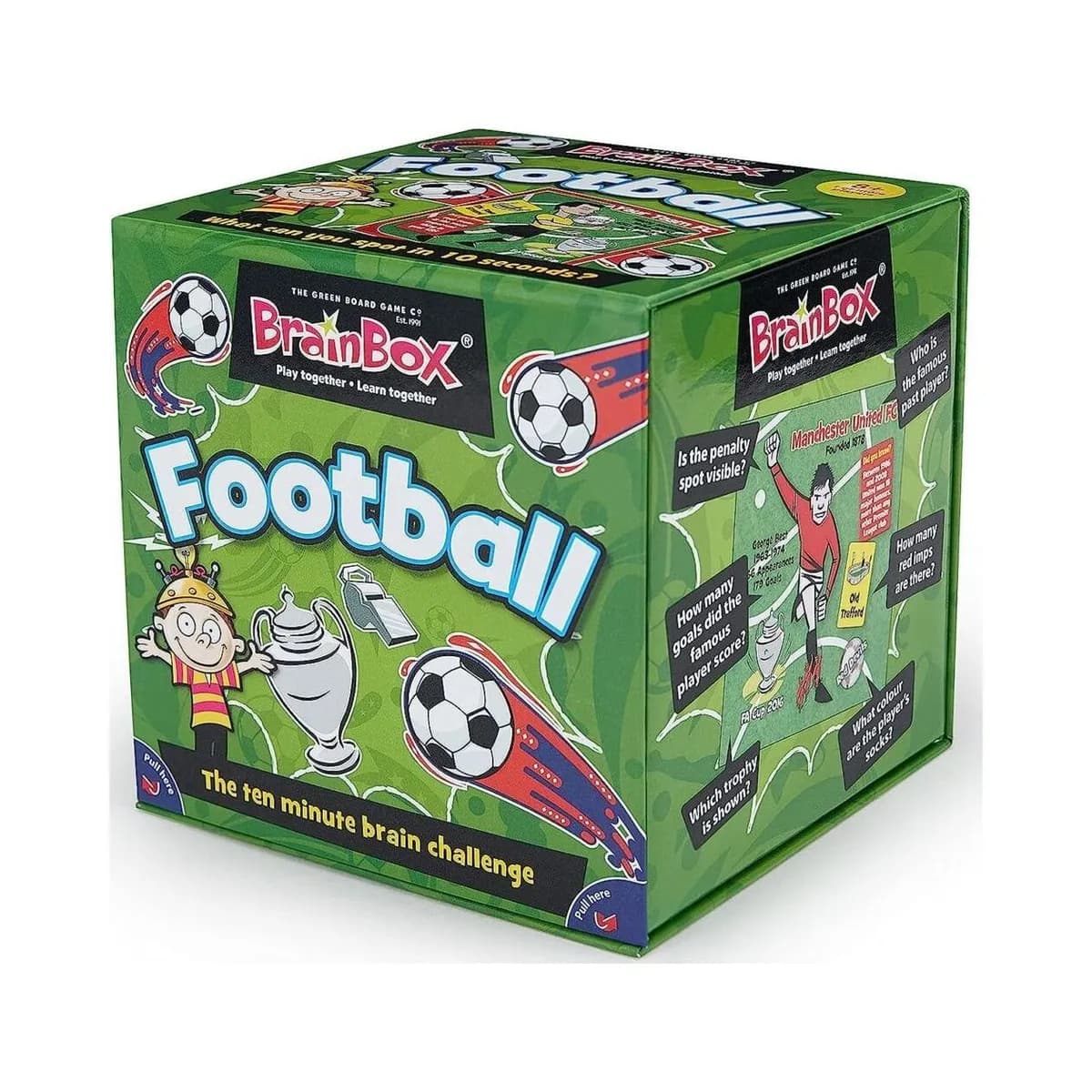 Green Board Games BrainBox Football