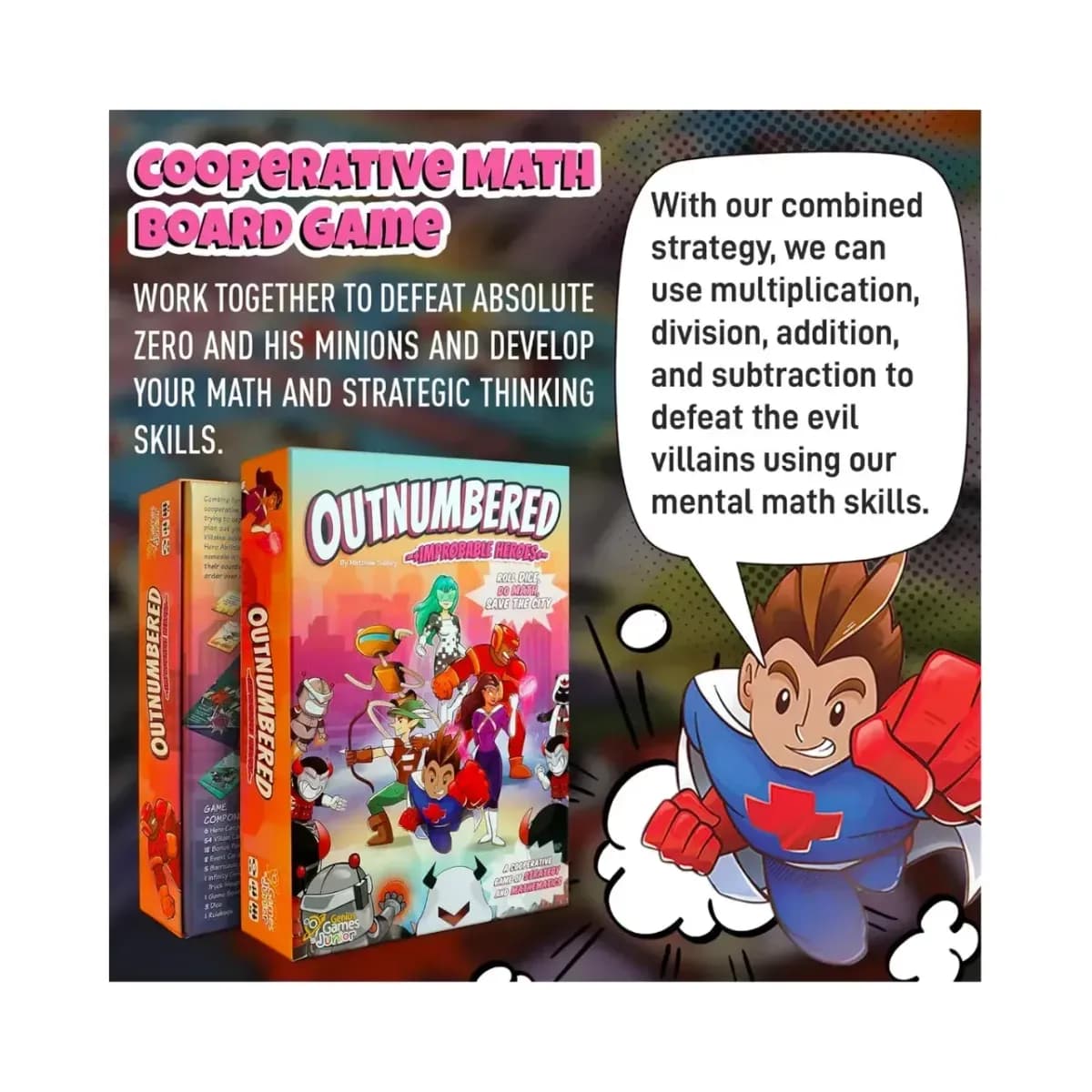 Outnumbered: Improbable Heroes Board Game - Image 2