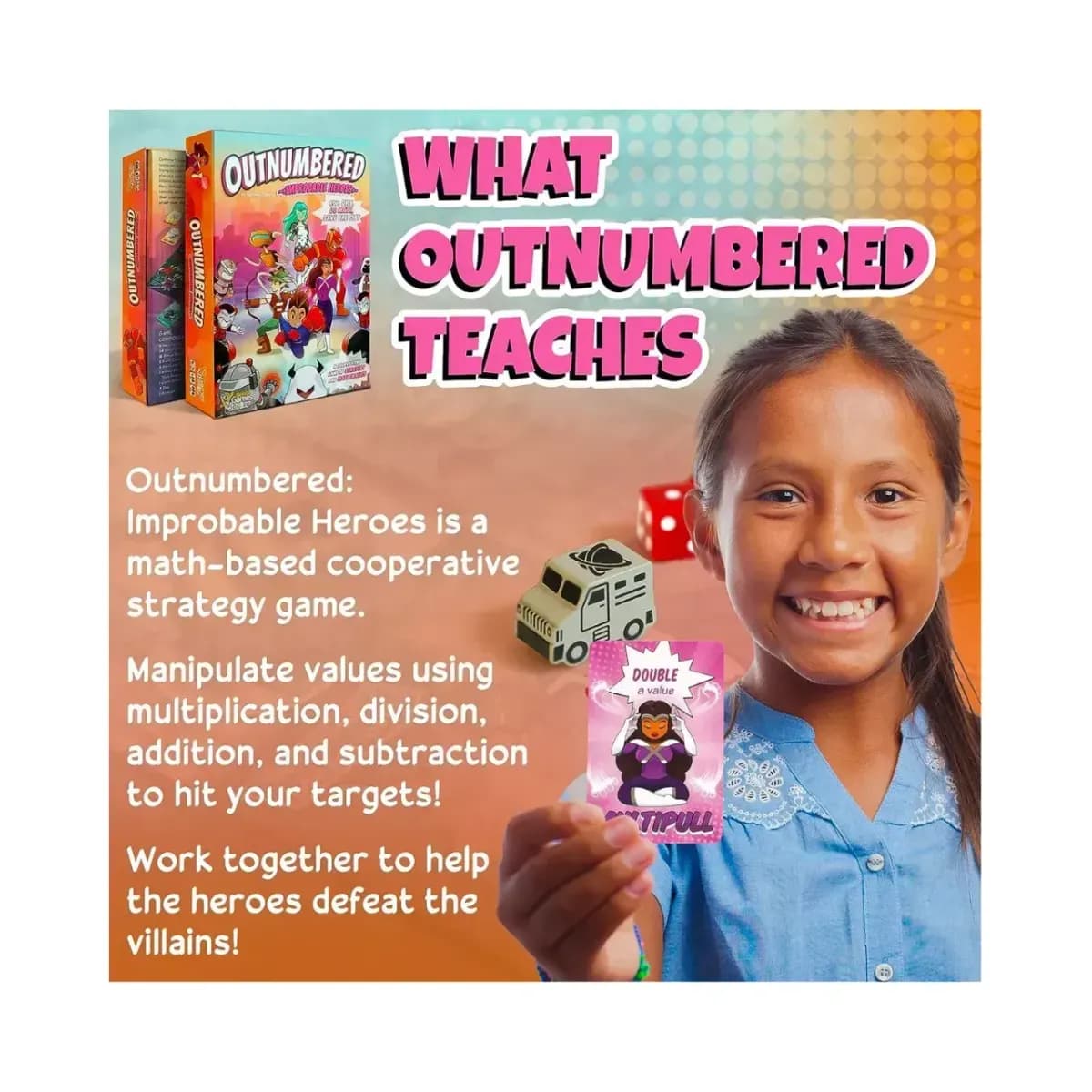 Outnumbered: Improbable Heroes Board Game - Image 3