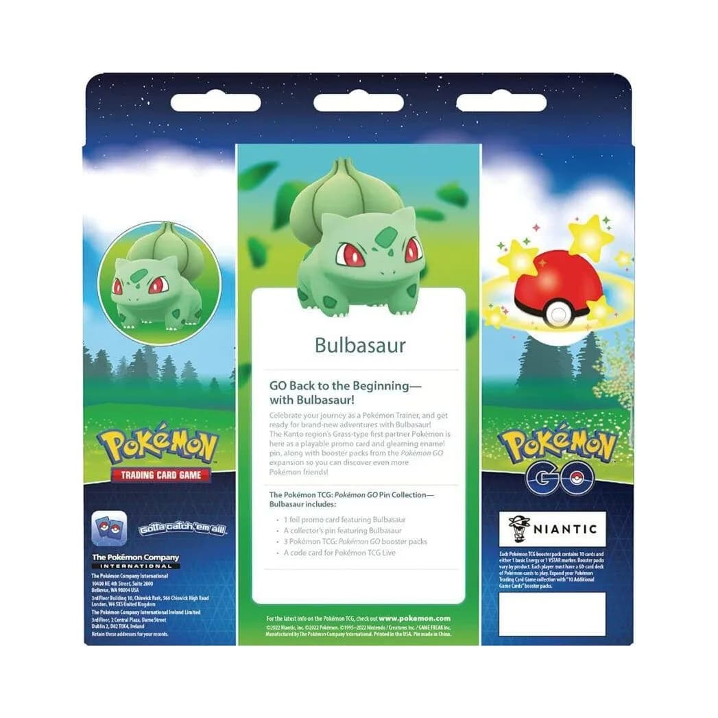 Pokémon TCG: Pokémon GO Pin Collection – Bulbasaur - Image 2