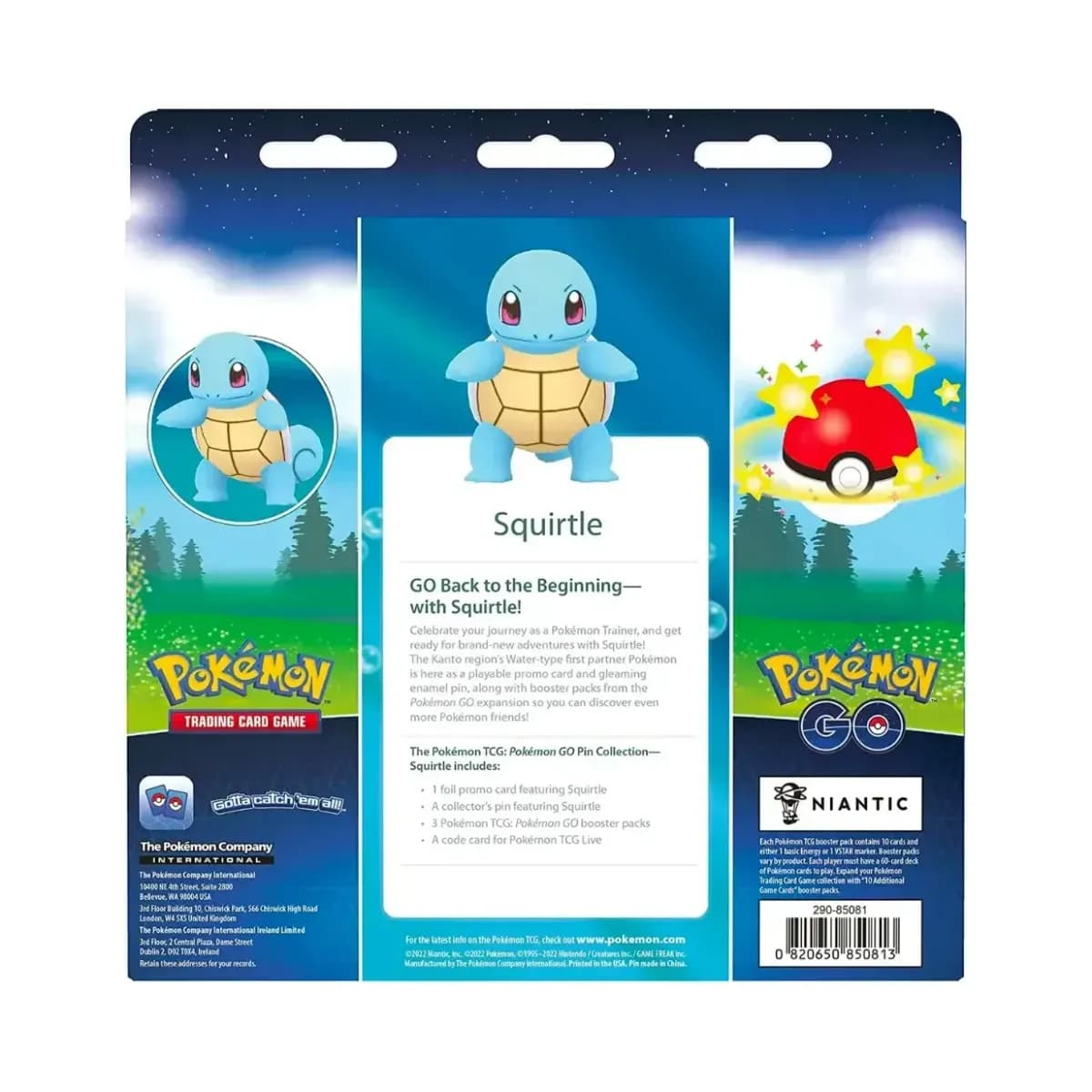 Pokémon TCG: Pokémon GO Pin Collection – Squirtle - Image 6