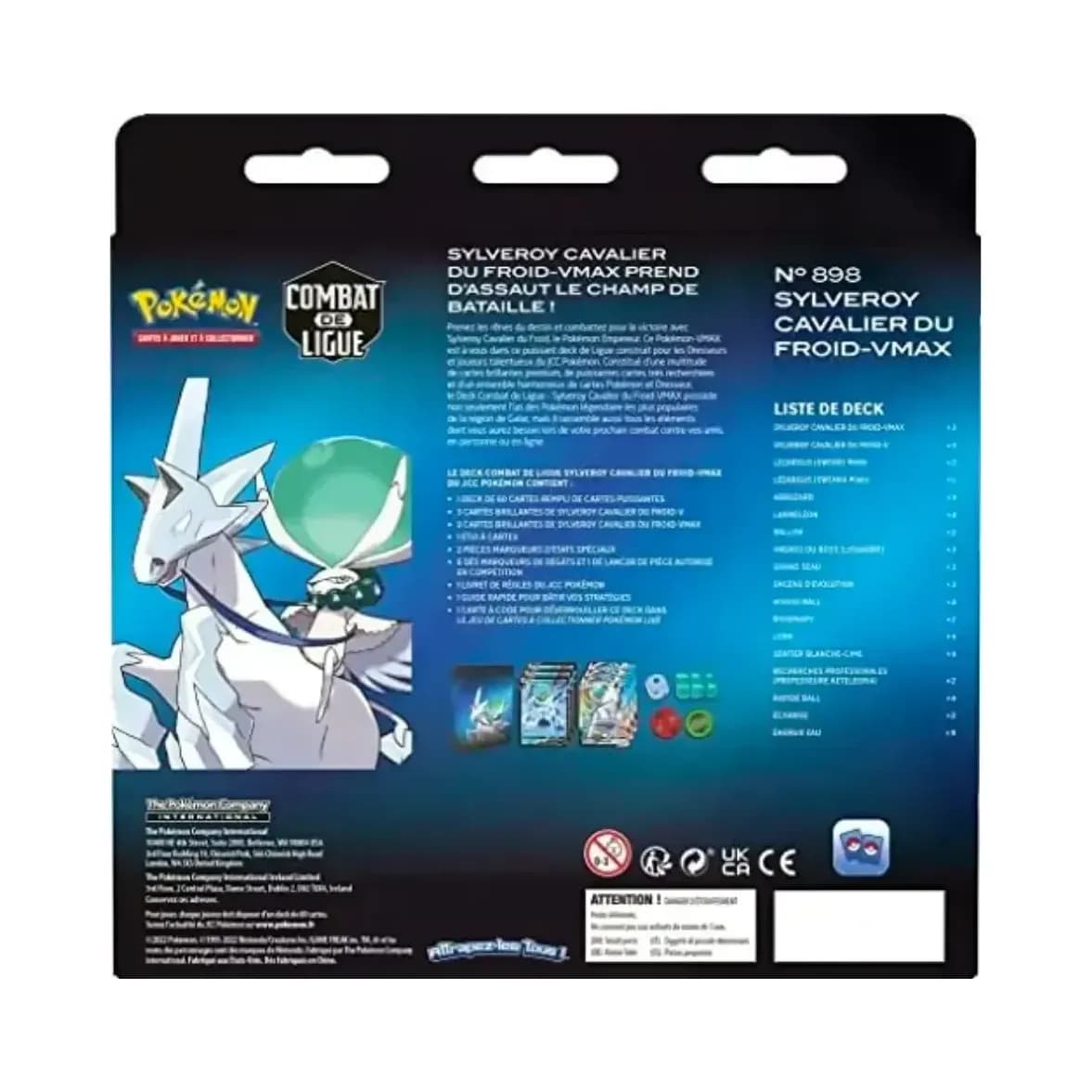 Pokemon Cards: Ice Rider Calyrex VMAX League Battle Deck - Image 2