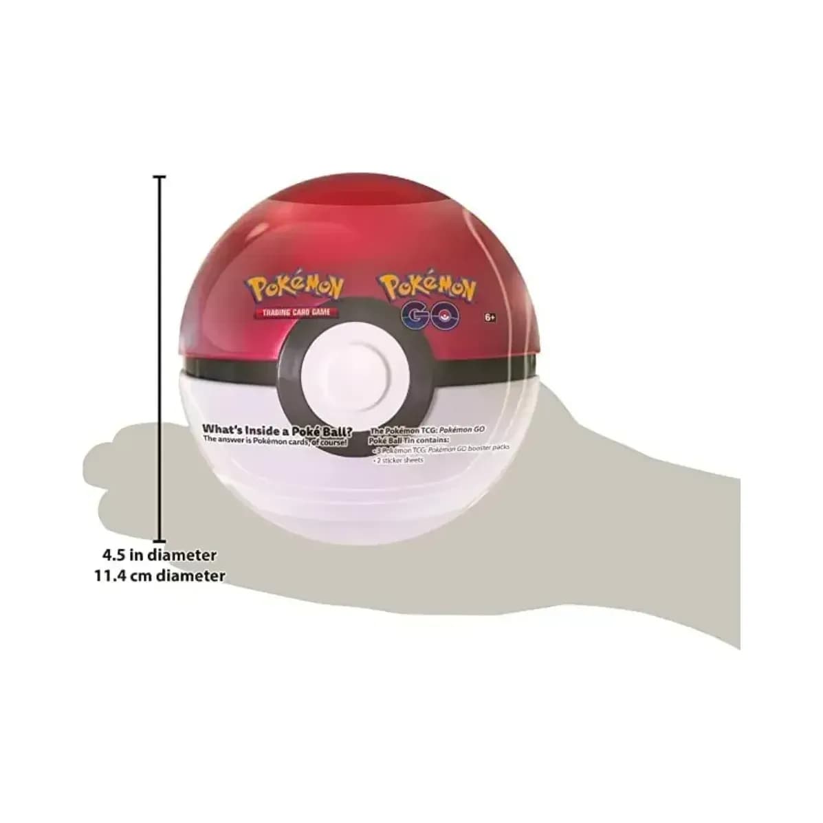 Pokemon TCG Go Poke Ball Tin - Red - Image 2