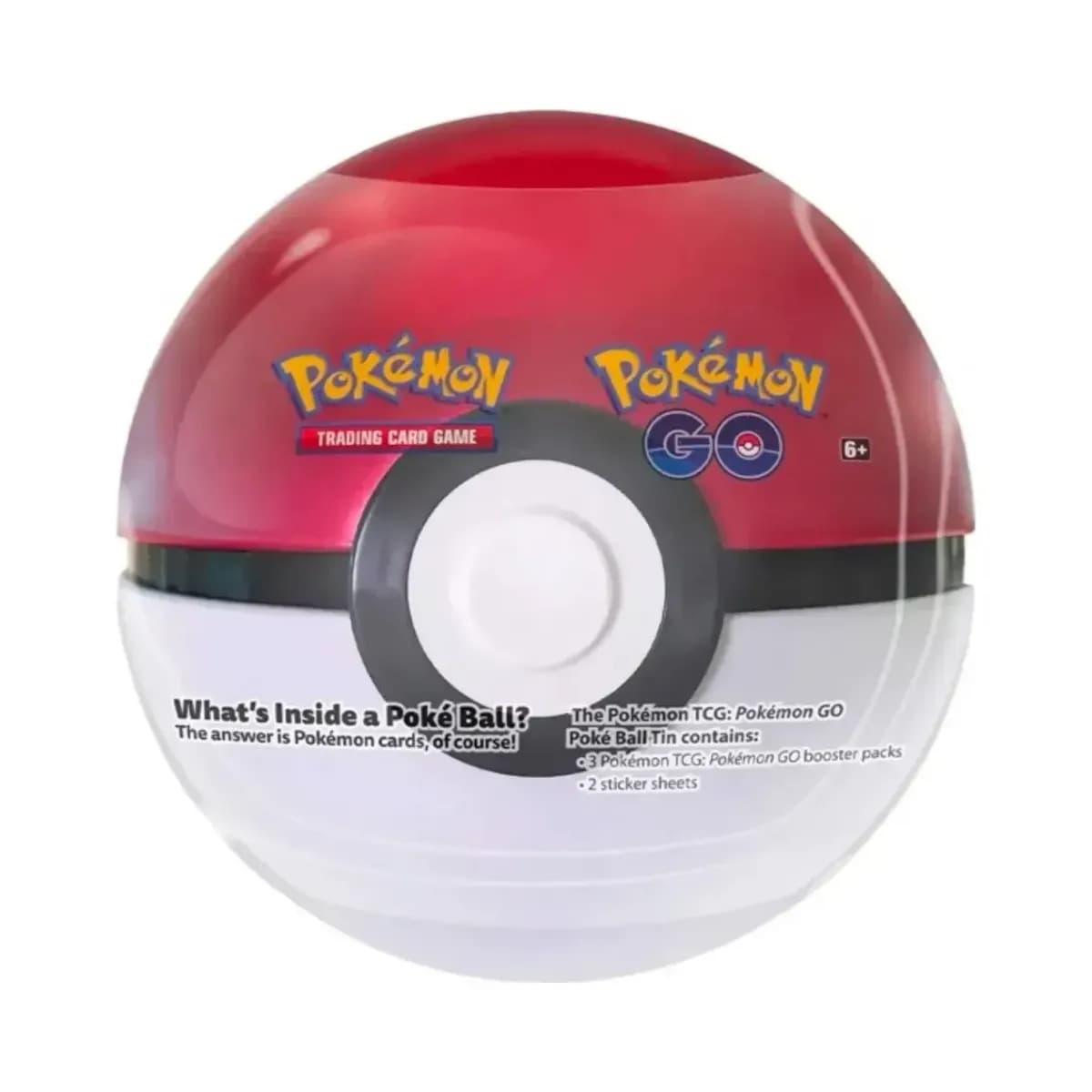 Pokemon TCG Go Poke Ball Tin - Red