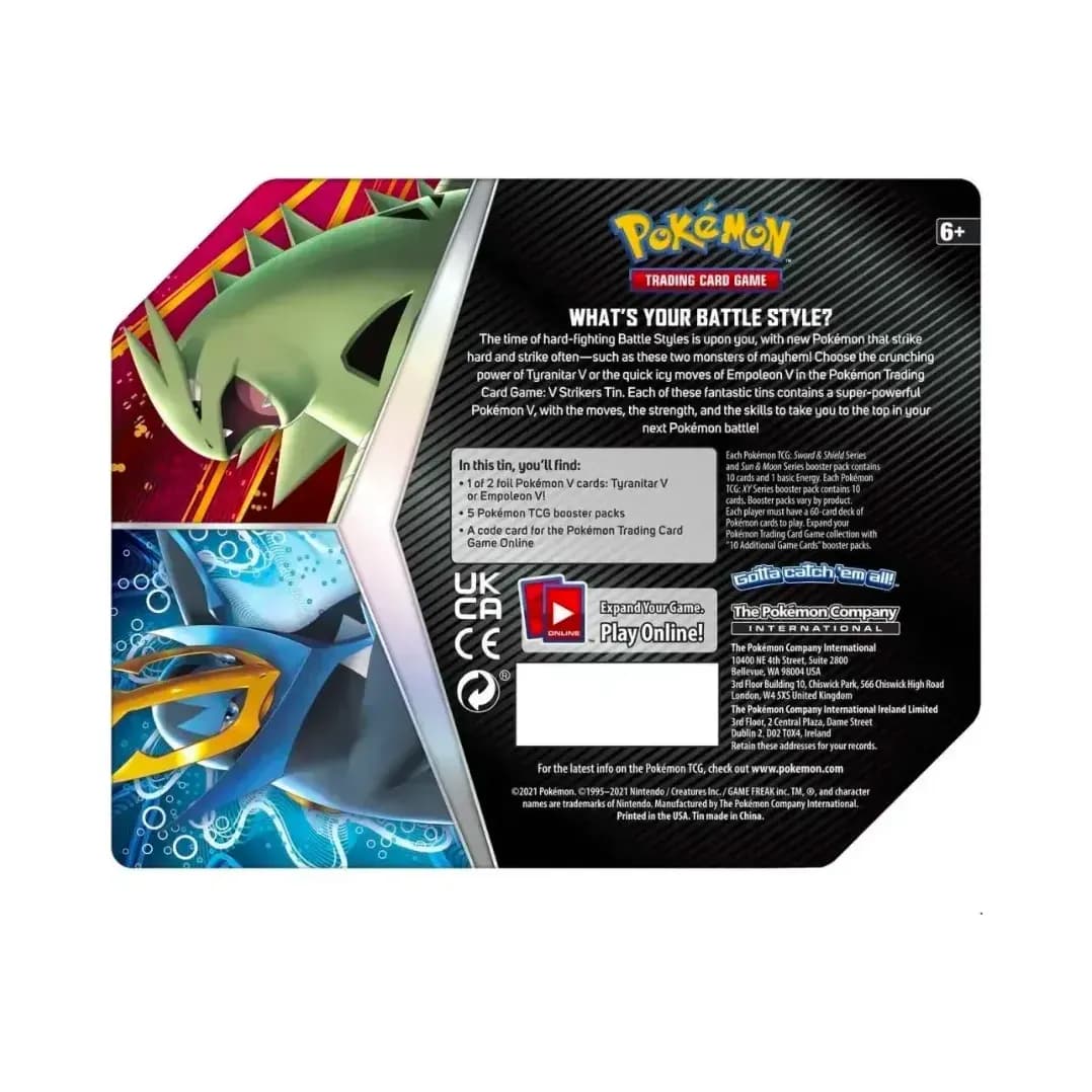 Pokemon TCG: V Strikers Tin – Tyranitar - Image 2