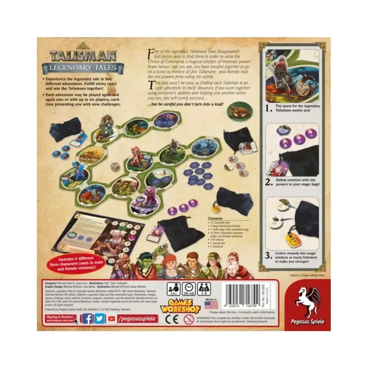 Talisman: Legendary Tales Board Game - Image 3