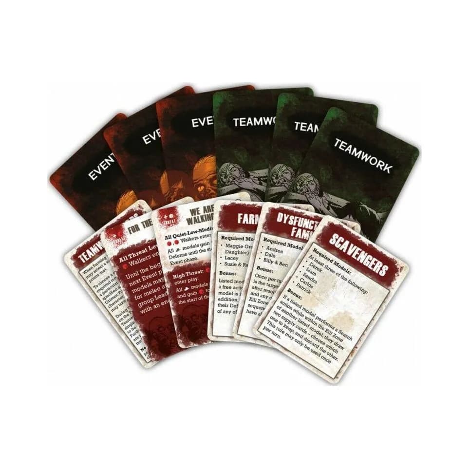 The Walking Dead: All Out War - Teamwork and Event Cards