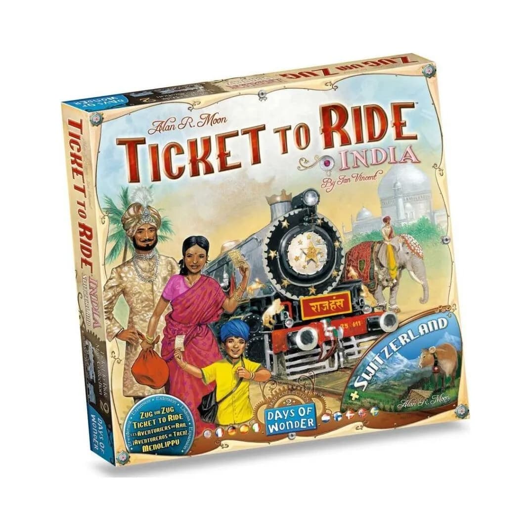 Ticket to Ride India & Switzerland