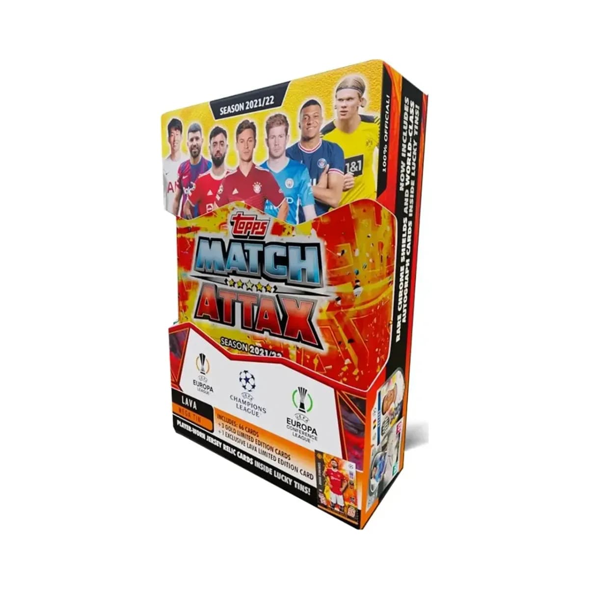 2021-22 Topps UEFA Champions League Match Attax Cards - Mega Tin Lava