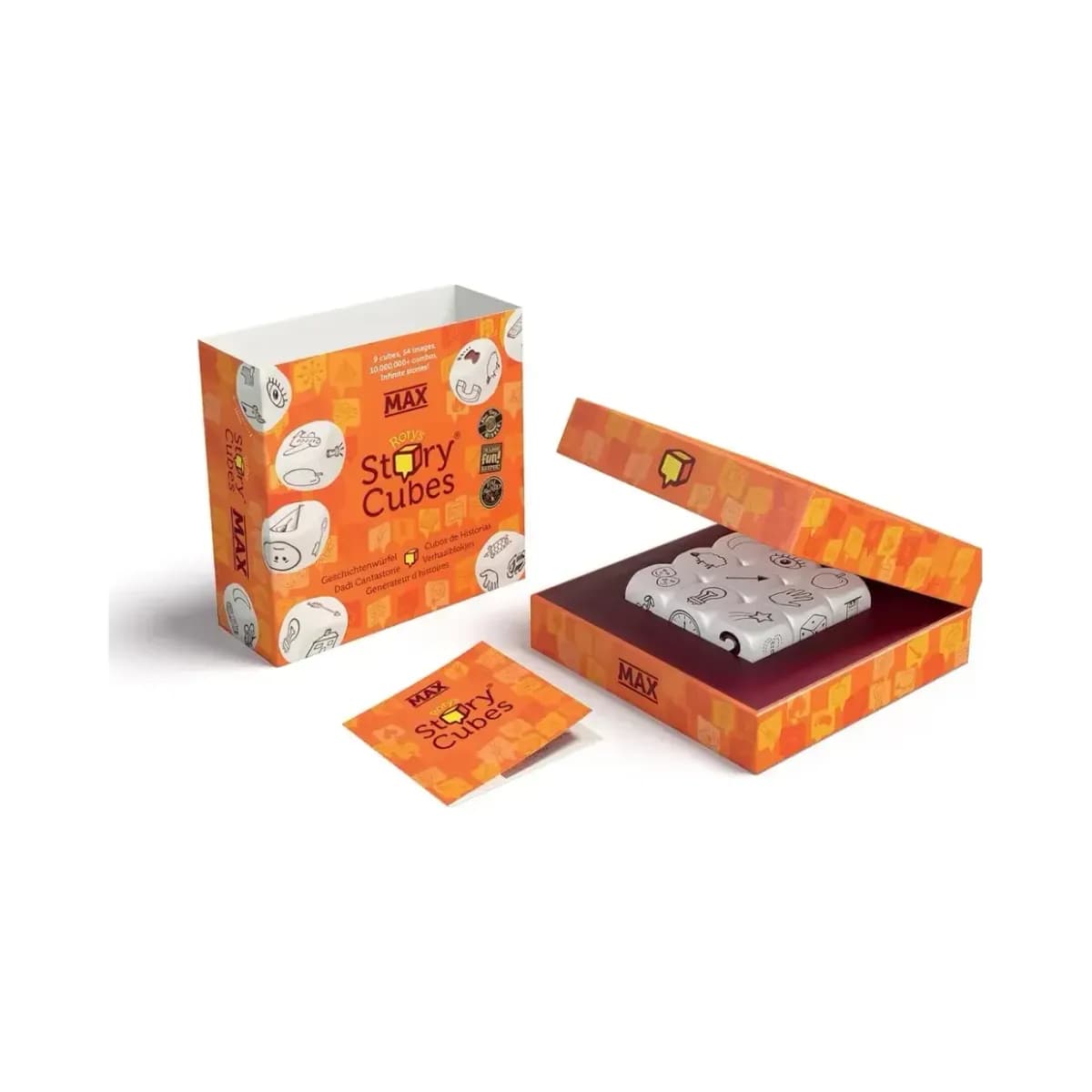 Asmodee Story Cubes Max Board Game Multicolor