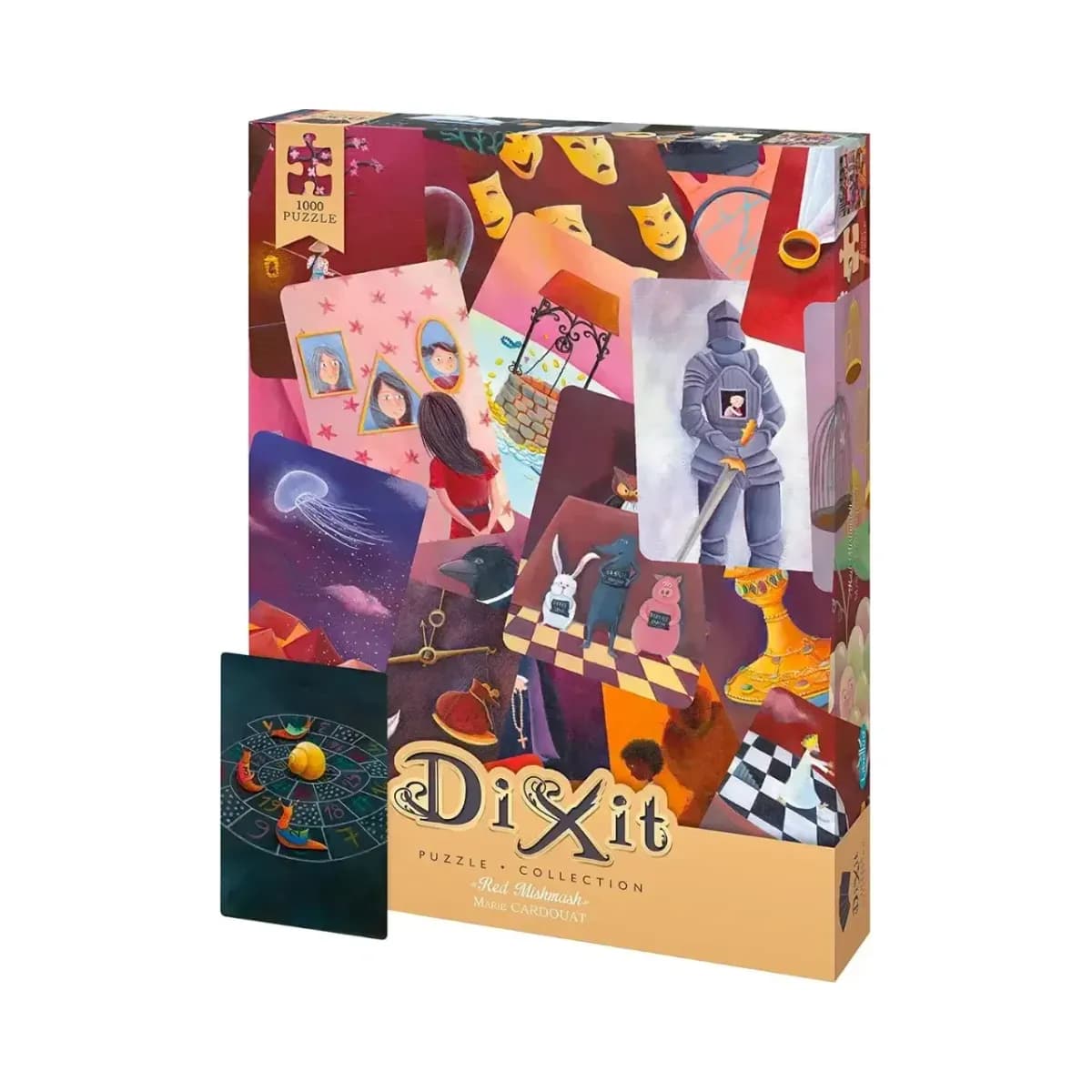 Dixit Red Mishmash 1000 Piece Jigsaw Puzzle
