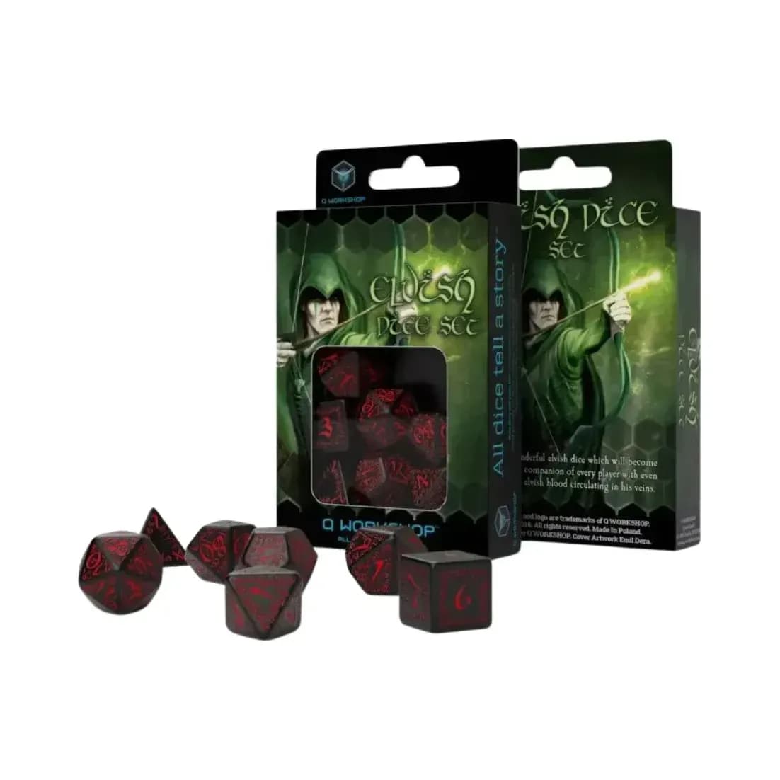 Elvish Dice Set