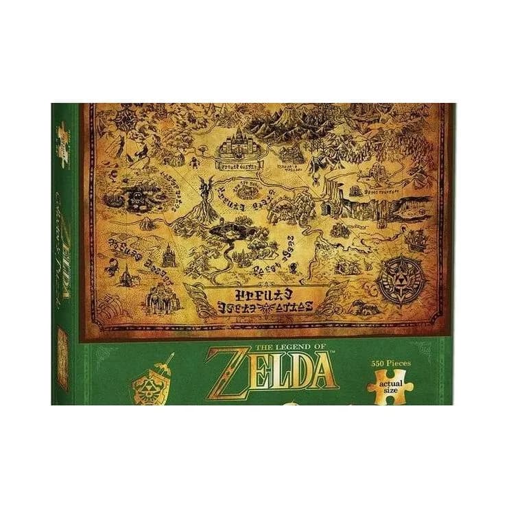 Legend of Zelda Hyrule Map Collector's 550 Piece Puzzle