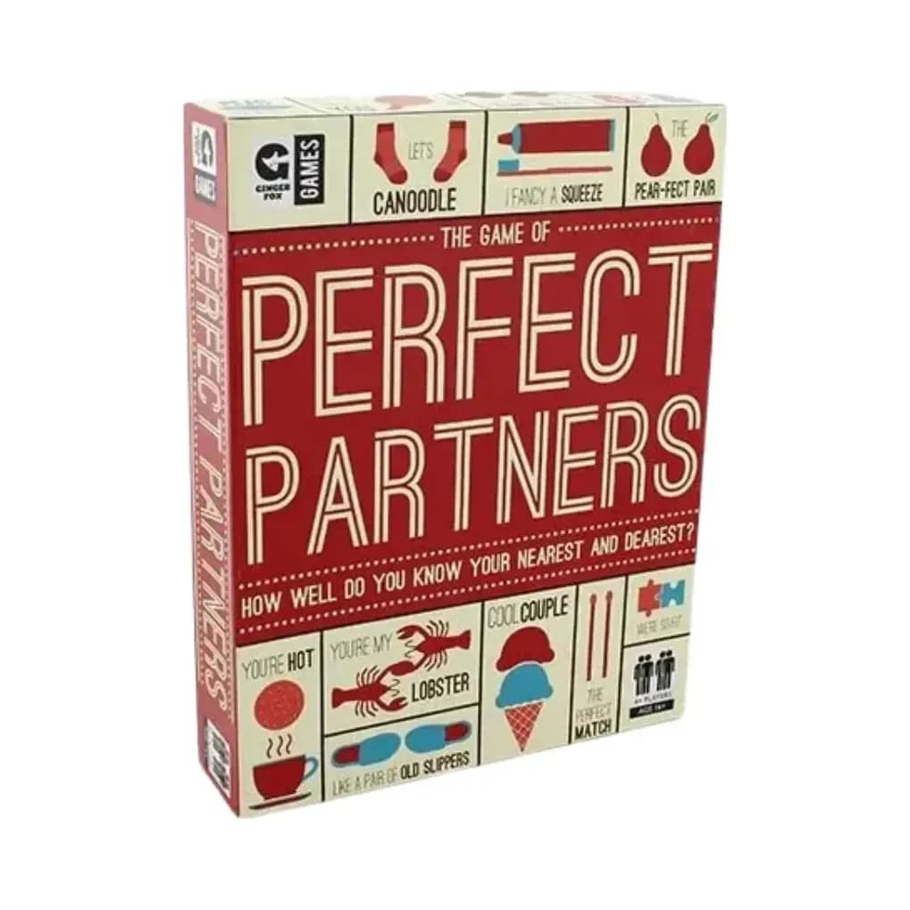 Perfect Partners Game Myth Shattering Party Game of Love, Friendship and Blushes