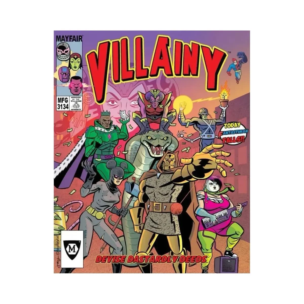 Villainy: Diabolical Doom-Dealing Doers of Dastardly Deeds